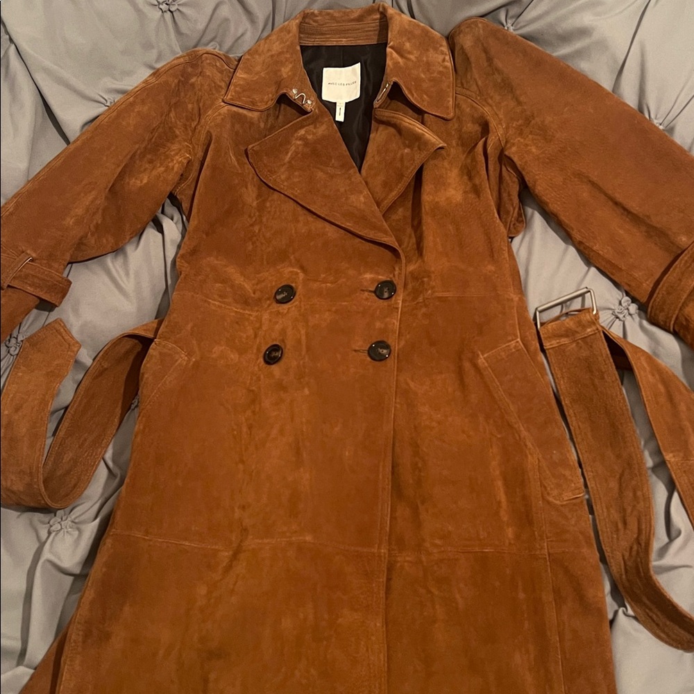 Suede coat